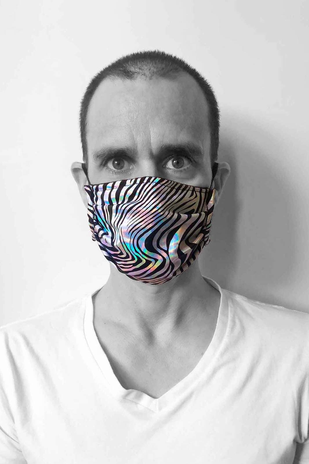 Galactic Jungle Holographic Face Mask