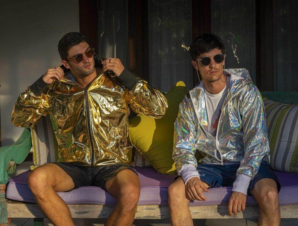 Throwback Windbreaker Jacket - Gold